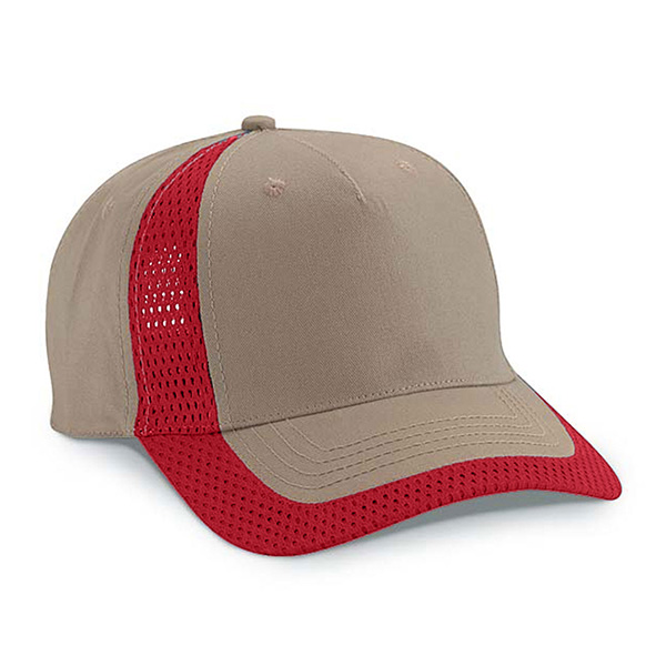 click to view KHAKI/RED